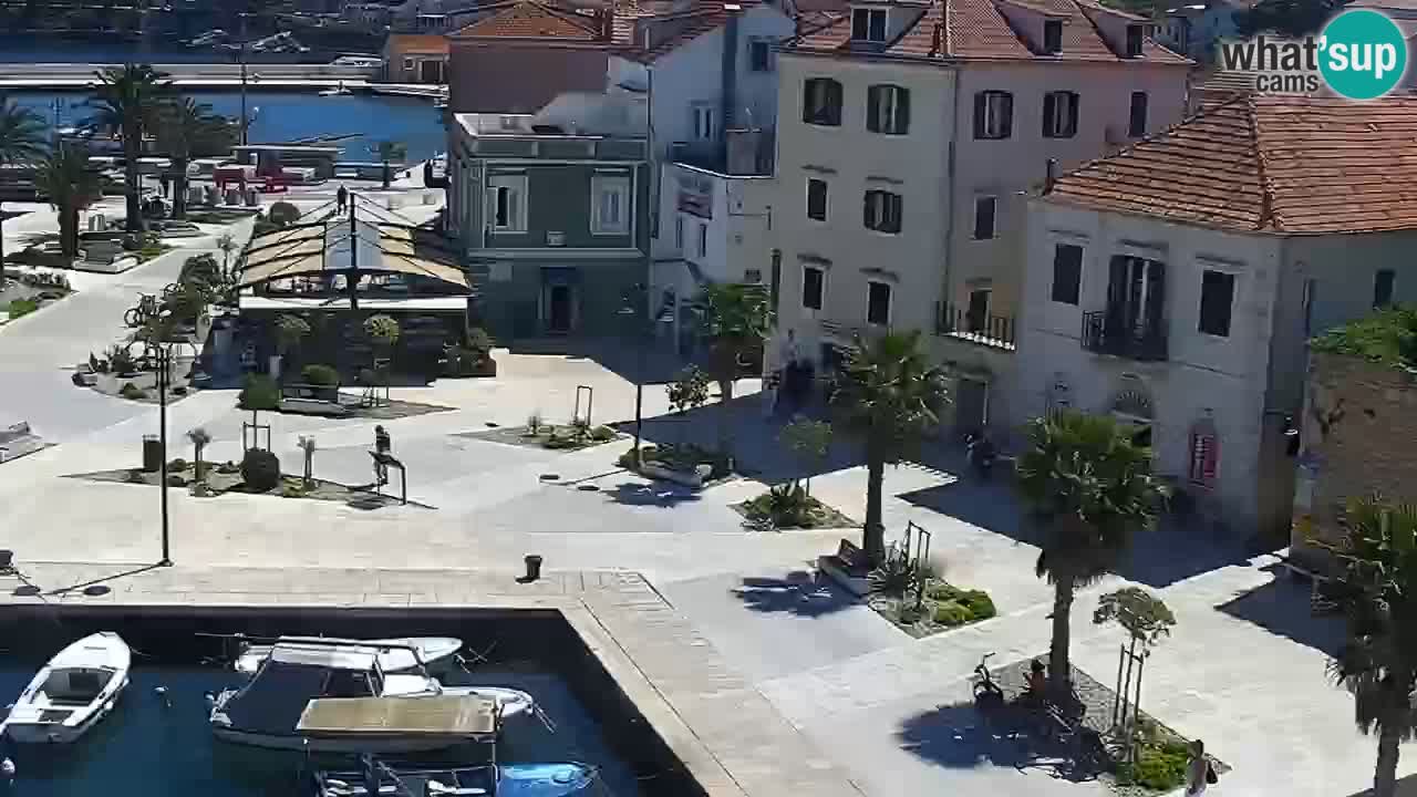 Webcam Jelsa Live motorisée – île de Hvar – Dalmatie – Croatie