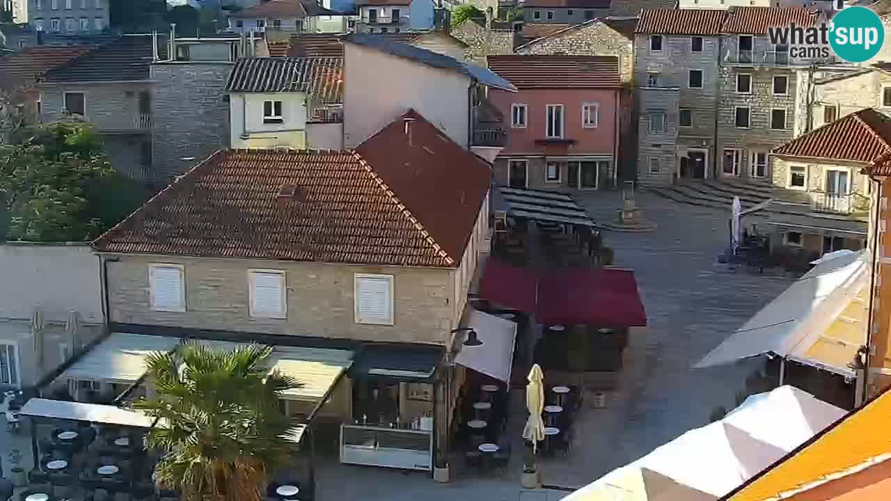 Webcam Jelsa Live motorisée – île de Hvar – Dalmatie – Croatie