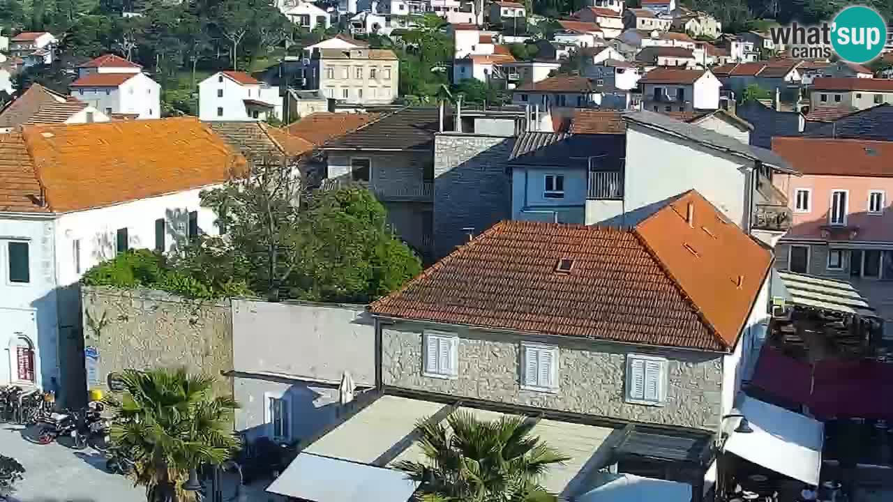 Webcam Jelsa Live motorisée – île de Hvar – Dalmatie – Croatie