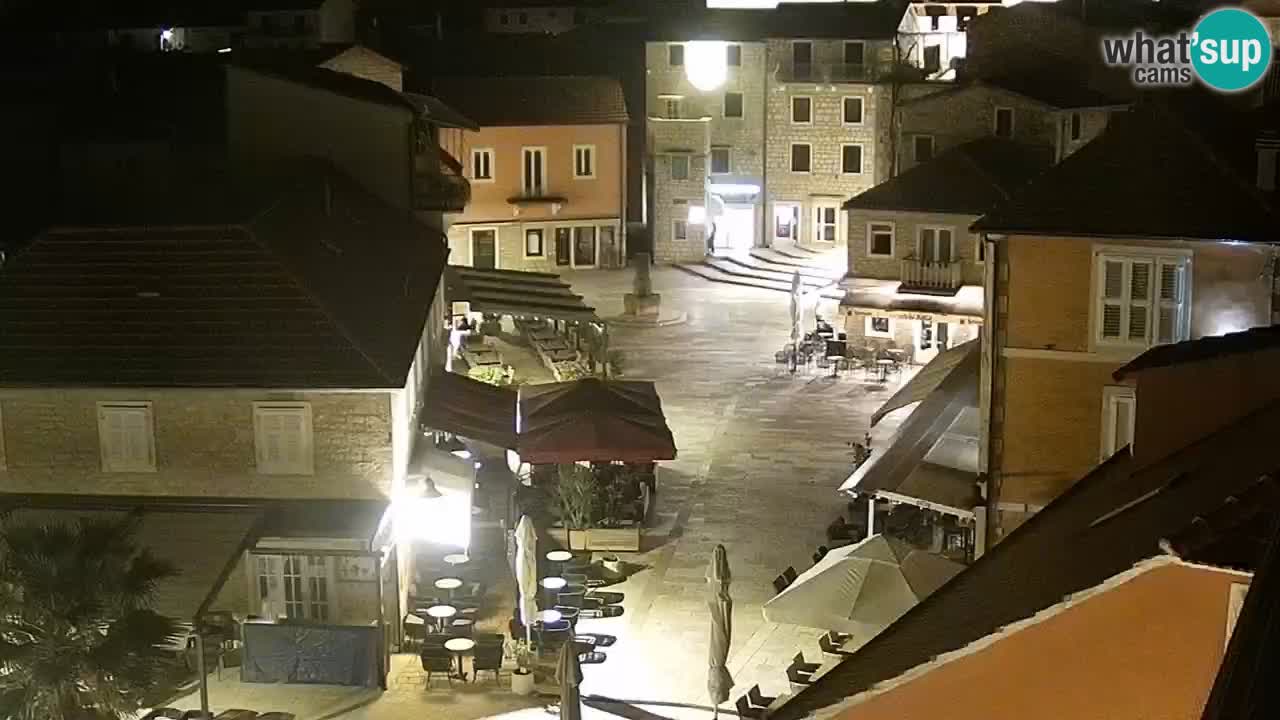 Webcam Jelsa Live motorisée – île de Hvar – Dalmatie – Croatie