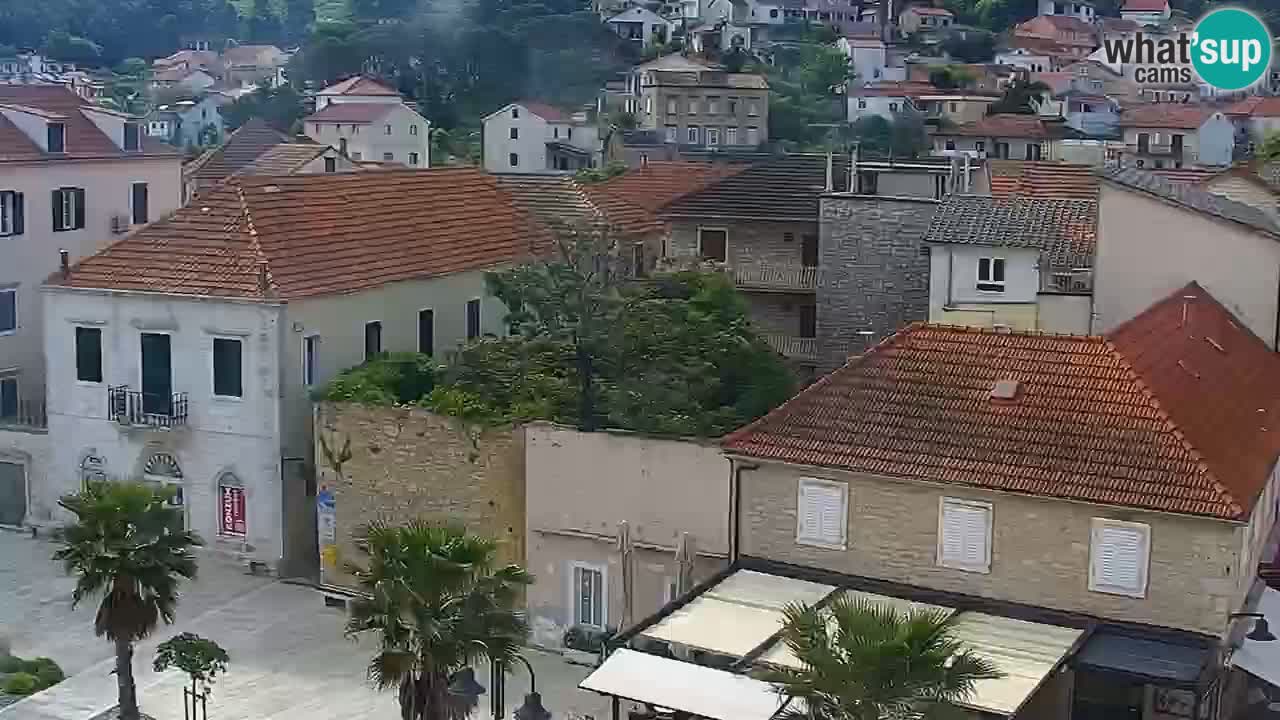 Webcam Jelsa Live motorisée – île de Hvar – Dalmatie – Croatie