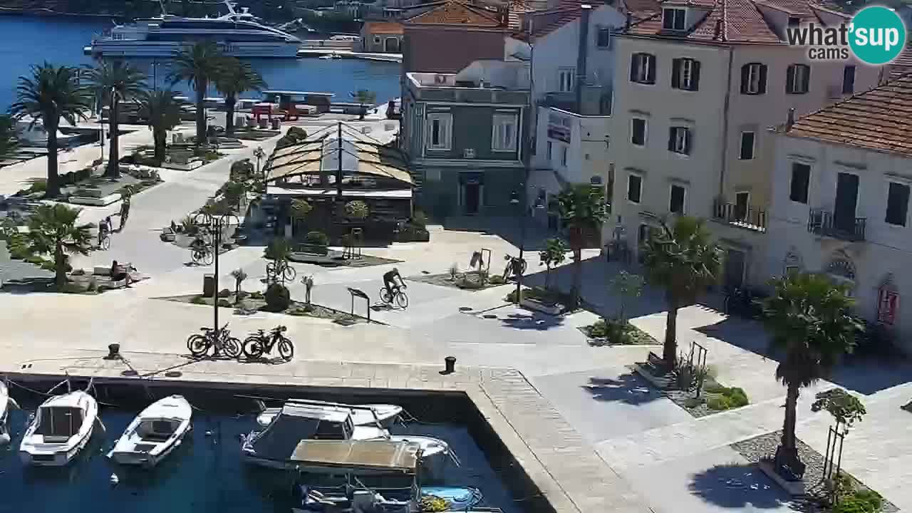 Webcam Jelsa Live motorisée – île de Hvar – Dalmatie – Croatie