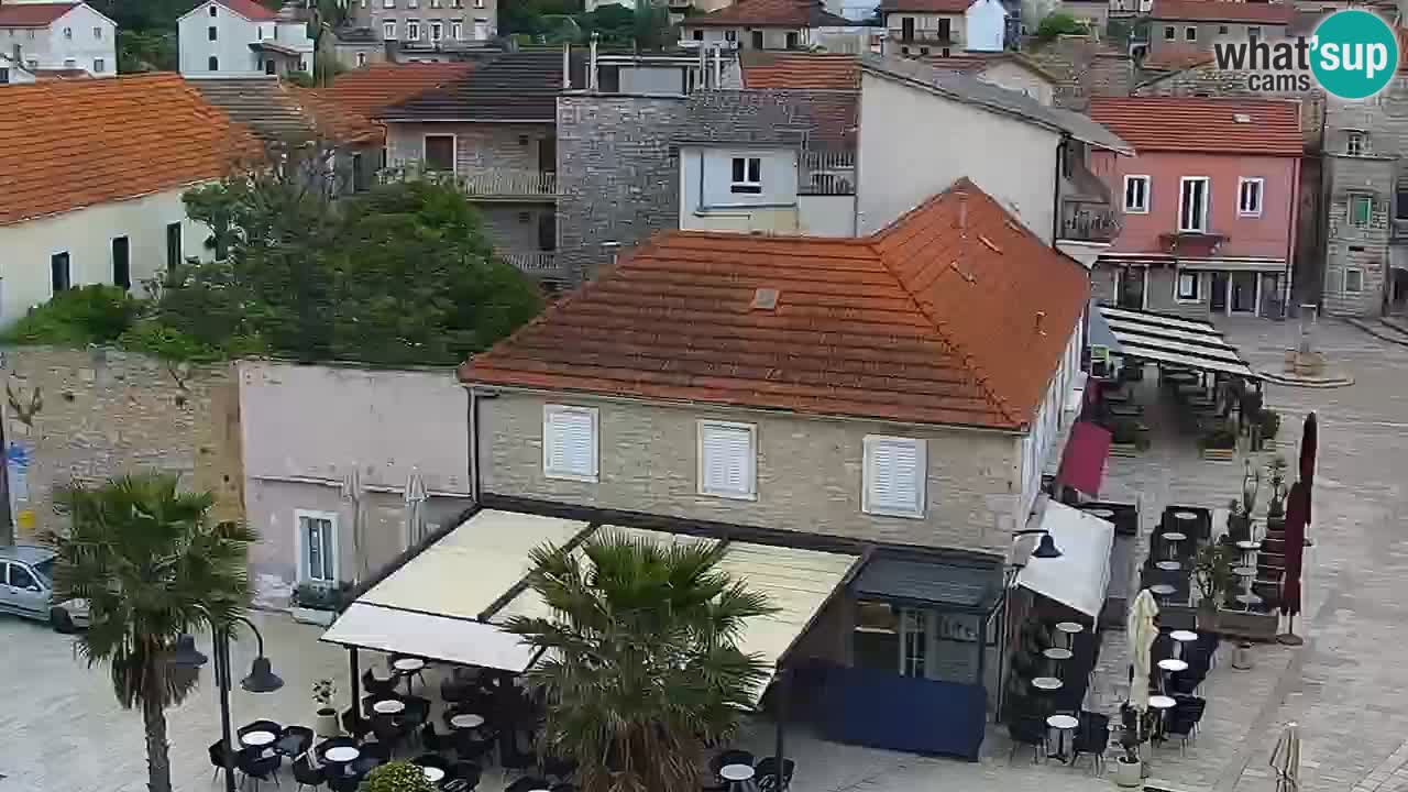 Webcam Jelsa Live motorisée – île de Hvar – Dalmatie – Croatie