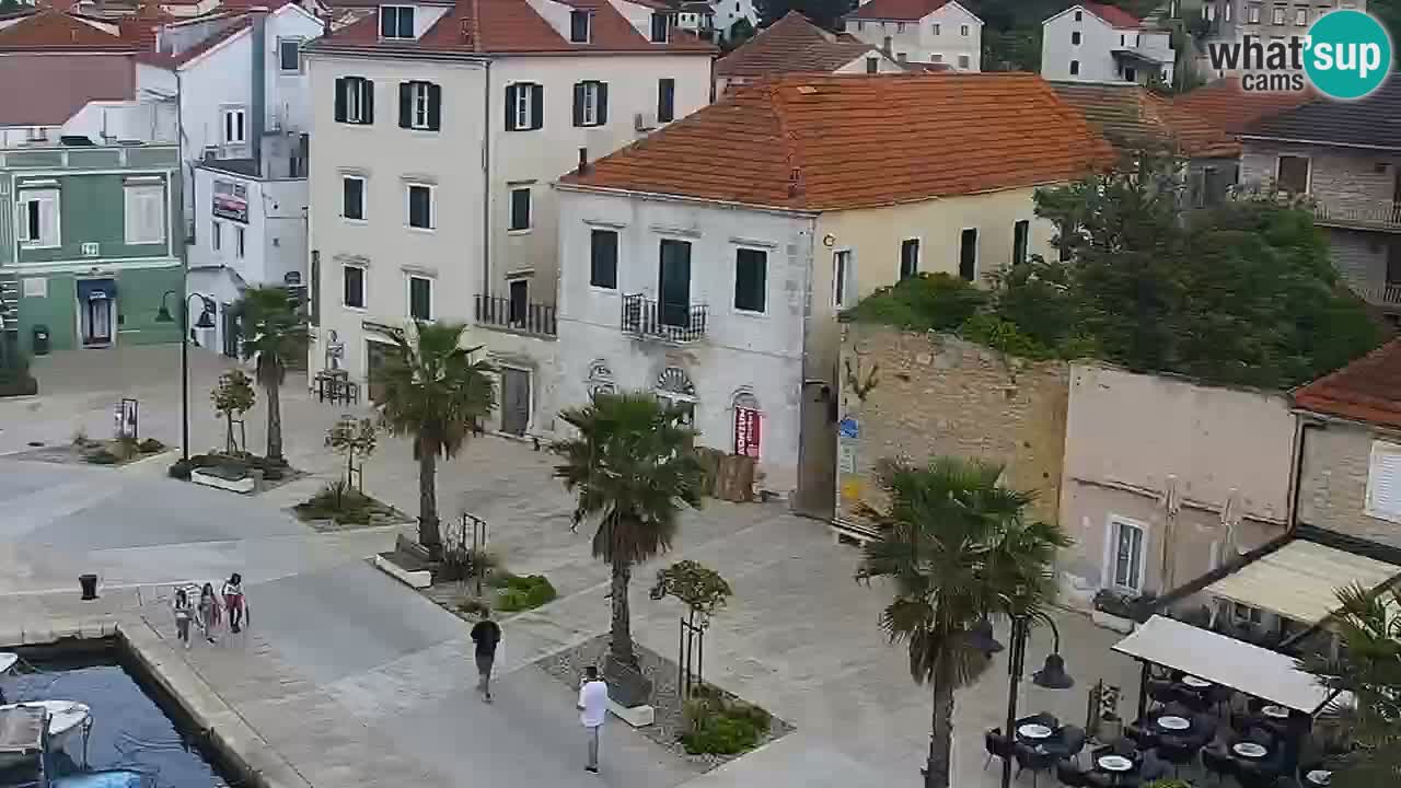 Webcam Jelsa Live motorisée – île de Hvar – Dalmatie – Croatie