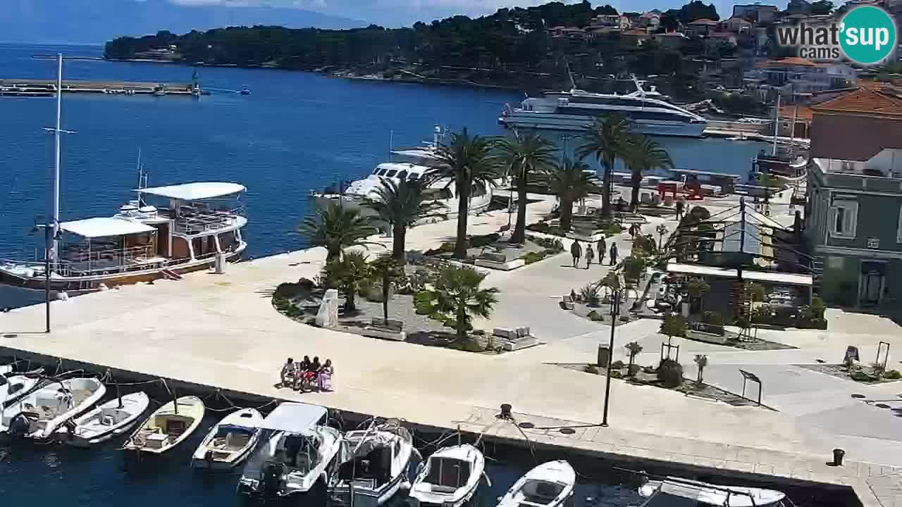 Jelsa vrtljiva spletna kamera otok Hvar – Dalmacija – Hrvaška
