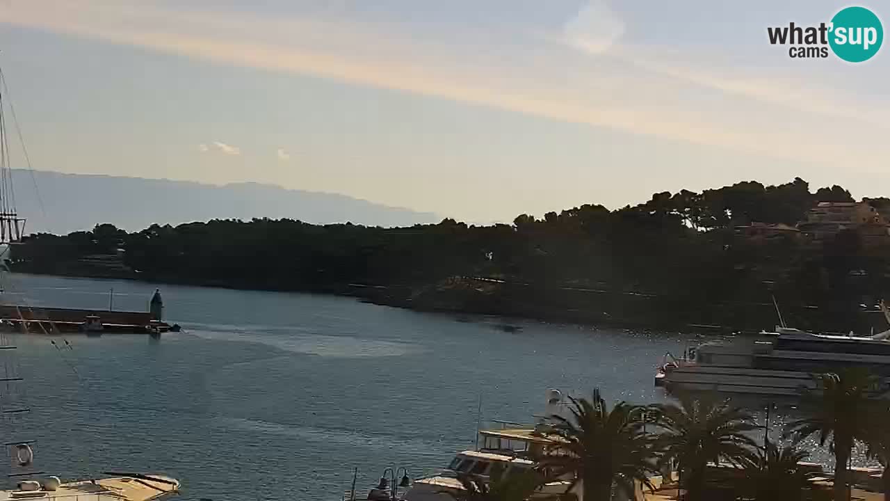 Webcam Jelsa Live motorisée – île de Hvar – Dalmatie – Croatie