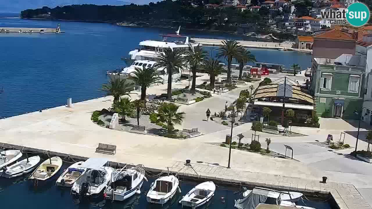 Webcam Jelsa Live motorisée – île de Hvar – Dalmatie – Croatie