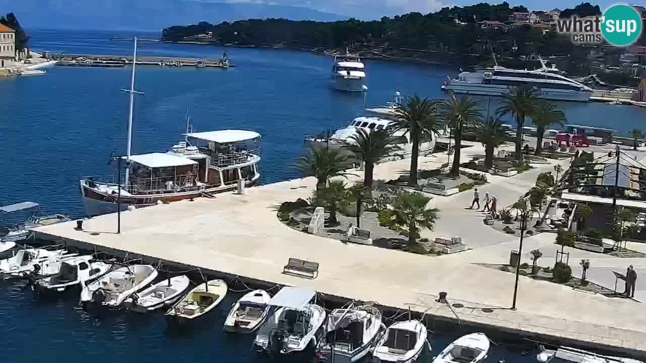 Webcam Jelsa Live motorisée – île de Hvar – Dalmatie – Croatie