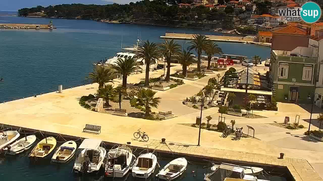 Webcam Jelsa Live motorisée – île de Hvar – Dalmatie – Croatie