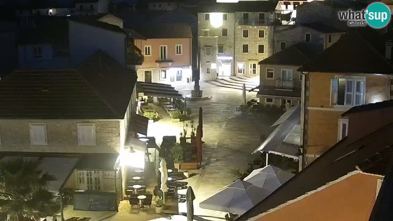 Webcam Jelsa Live motorisée – île de Hvar – Dalmatie – Croatie