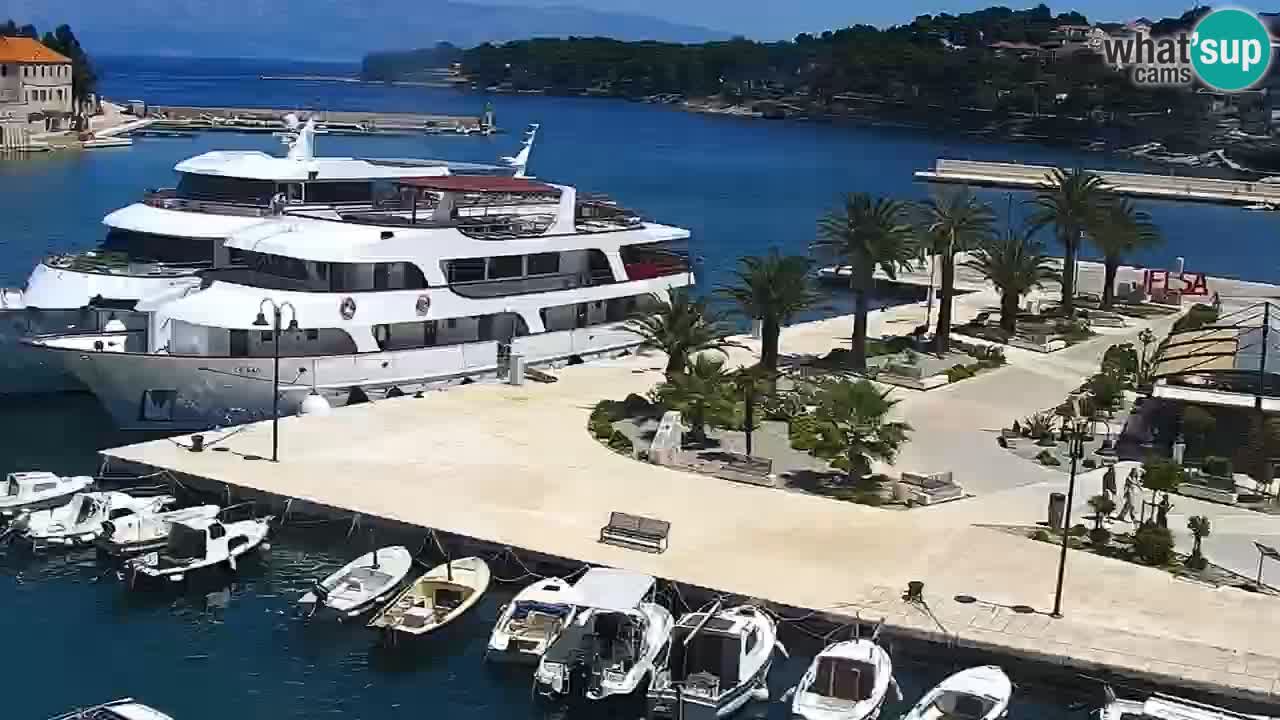 Jelsa Live Webcam motorized – Hvar island – Dalmatia – Croatia