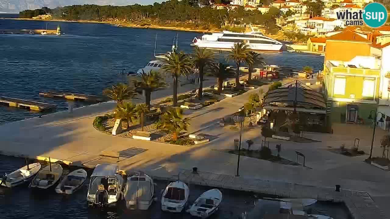 Jelsa web kamera Hvar otok