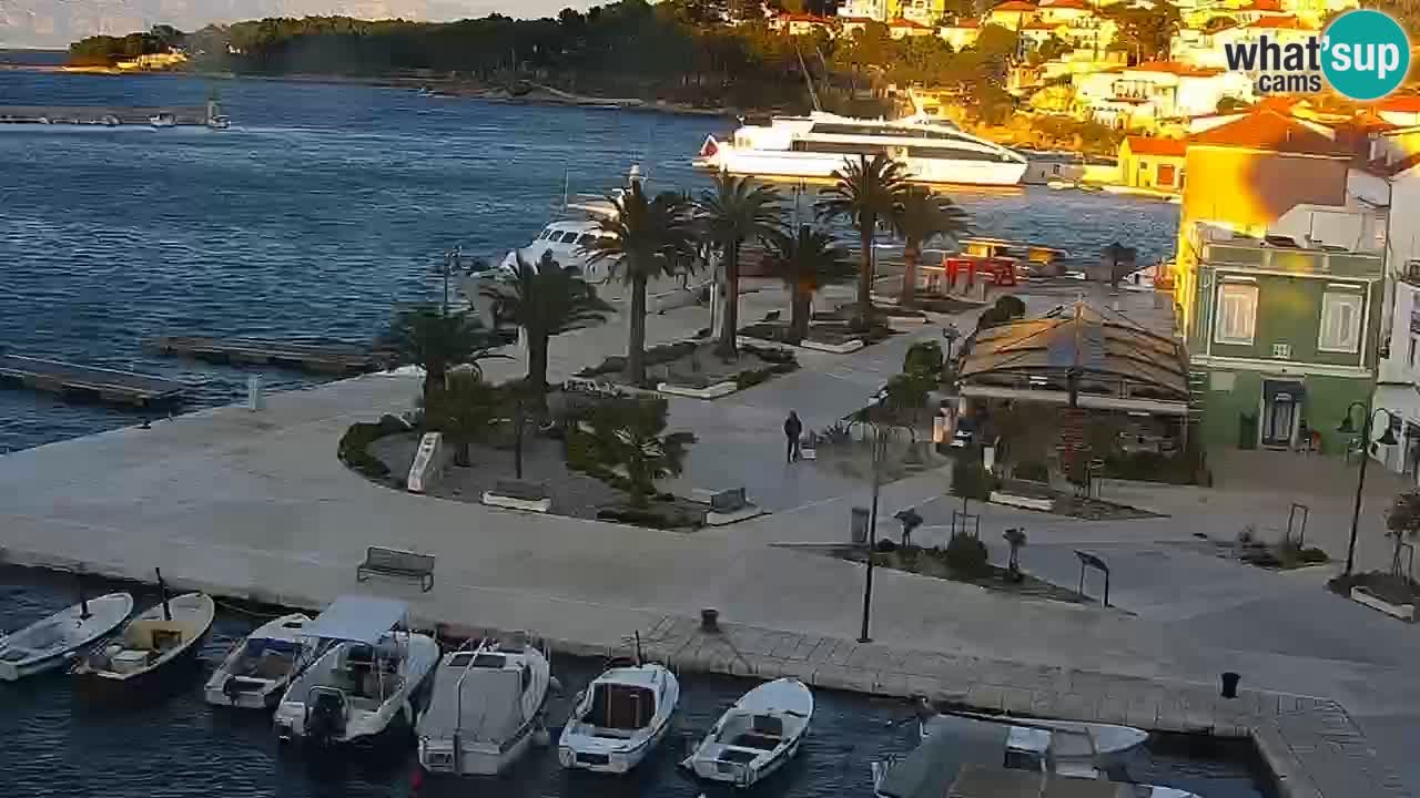 Webcam Jelsa Live motorisée – île de Hvar – Dalmatie – Croatie