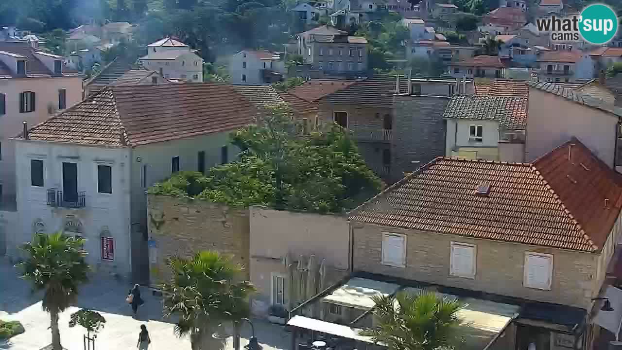 Webcam Jelsa Live motorisée – île de Hvar – Dalmatie – Croatie