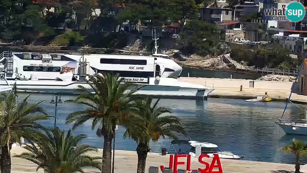 Jelsa motorizirana web kamera – otok Hvar – Dalmacija