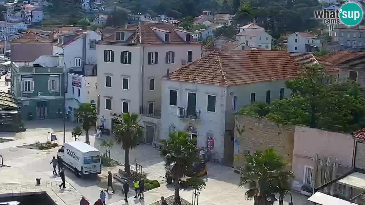 Webcam Jelsa Live motorisée – île de Hvar – Dalmatie – Croatie