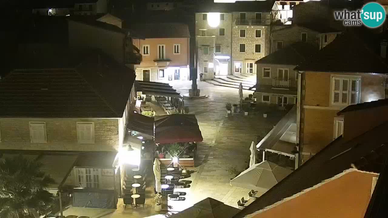 Webcam Jelsa Live motorisée – île de Hvar – Dalmatie – Croatie