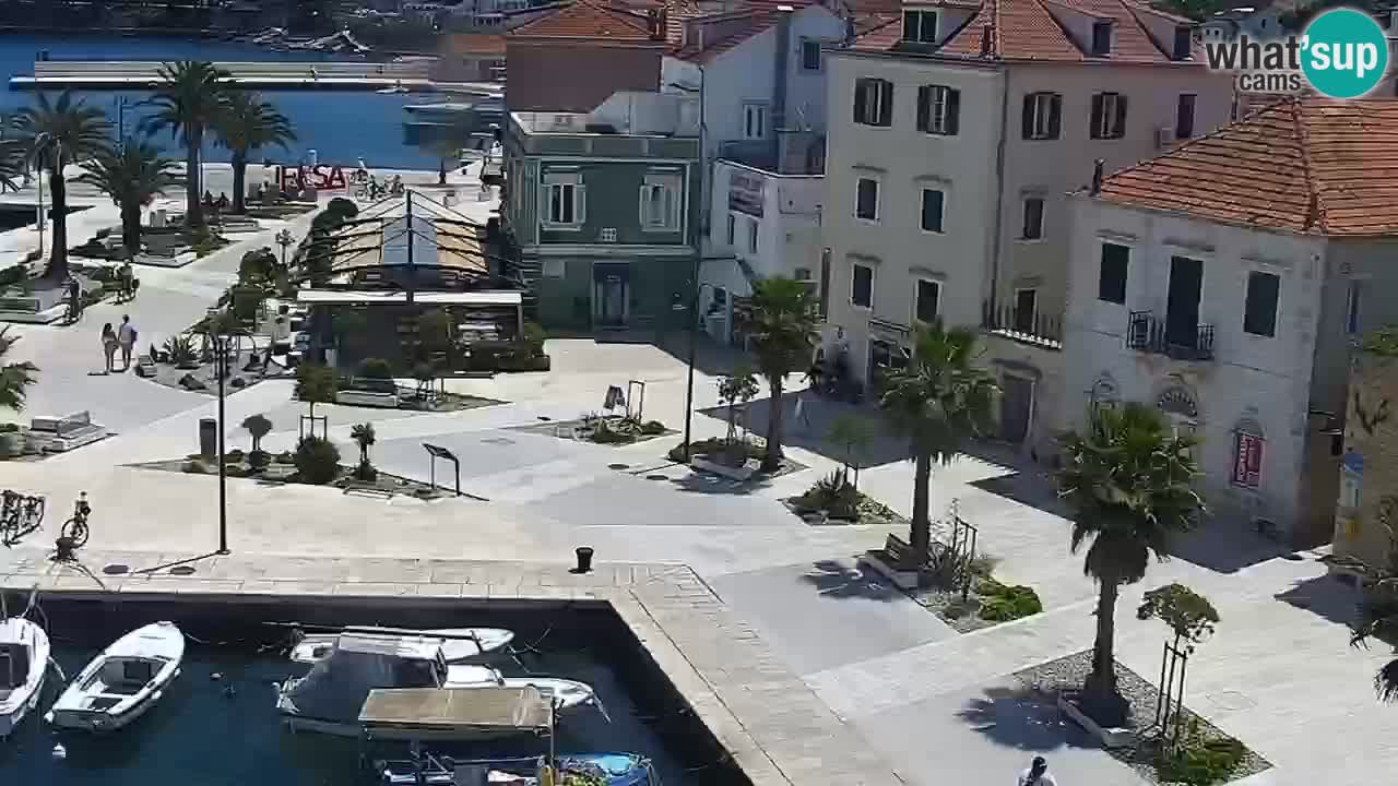 Jelsa vrtljiva spletna kamera otok Hvar – Dalmacija – Hrvaška