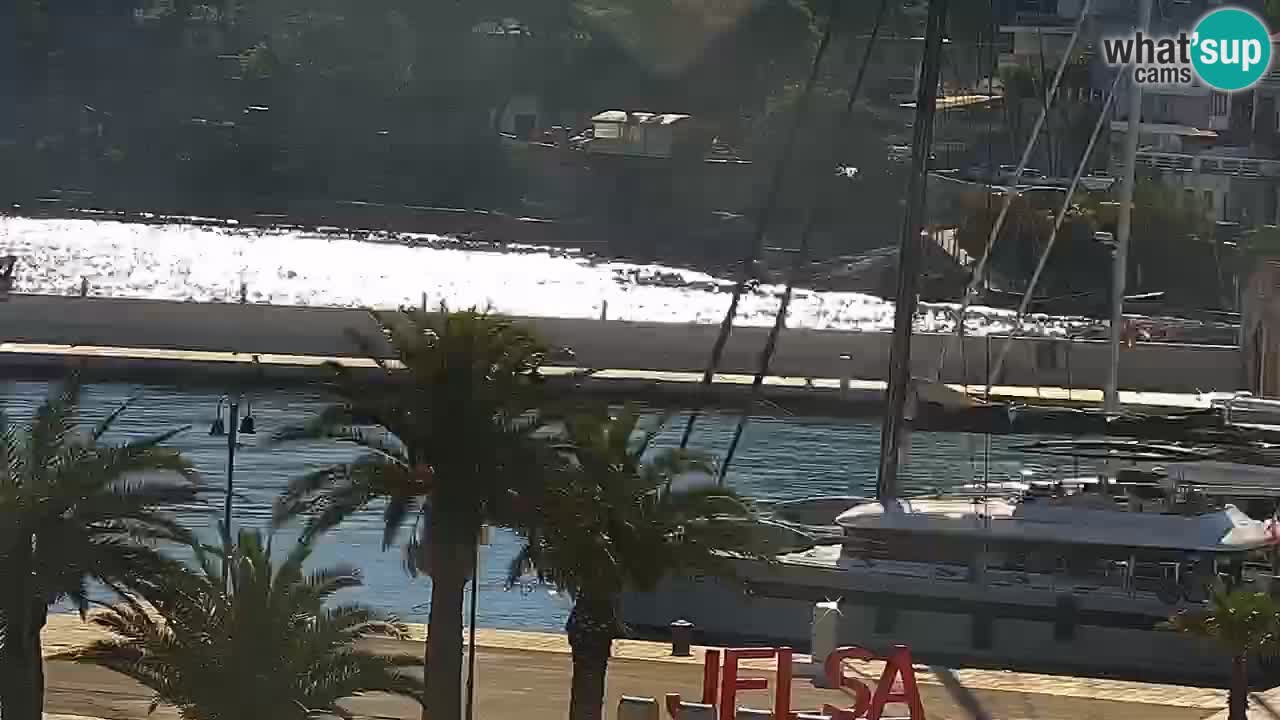 Jelsa vrtljiva spletna kamera otok Hvar – Dalmacija – Hrvaška