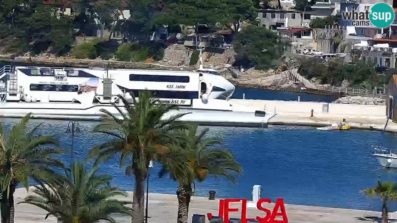 Webcam Jelsa Live motorisée – île de Hvar – Dalmatie – Croatie