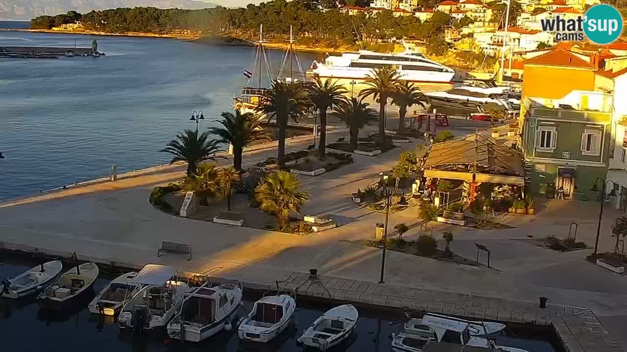 Jelsa vrtljiva spletna kamera otok Hvar – Dalmacija – Hrvaška