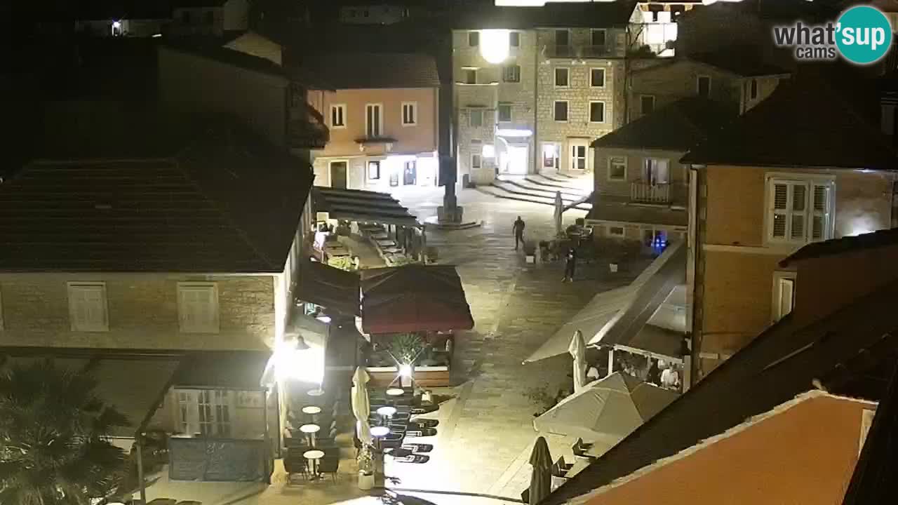 Webcam Jelsa Live motorisée – île de Hvar – Dalmatie – Croatie