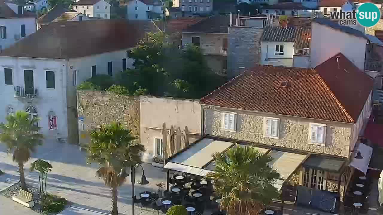 Webcam Jelsa Live motorisée – île de Hvar – Dalmatie – Croatie