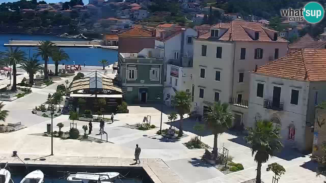Webcam Jelsa Live motorisée – île de Hvar – Dalmatie – Croatie