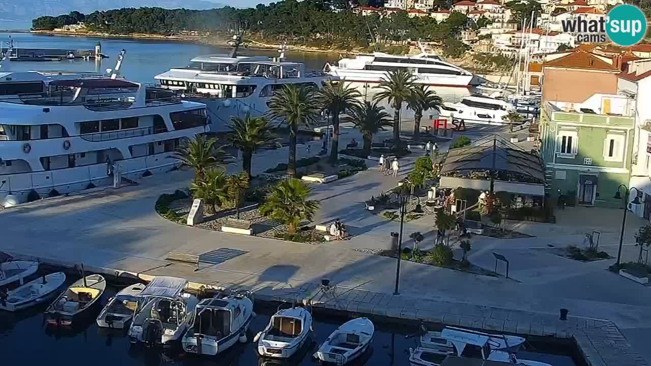 Webcam Jelsa Live motorisée – île de Hvar – Dalmatie – Croatie