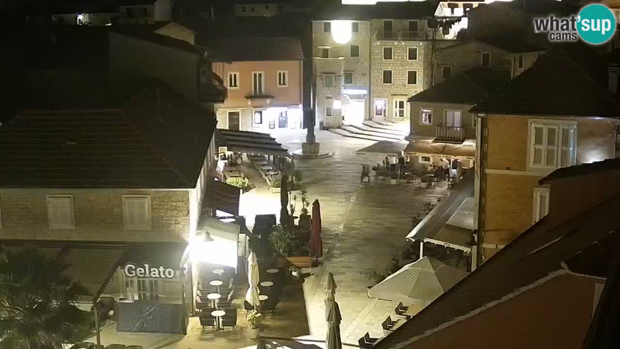 Webcam Jelsa Live motorisée – île de Hvar – Dalmatie – Croatie