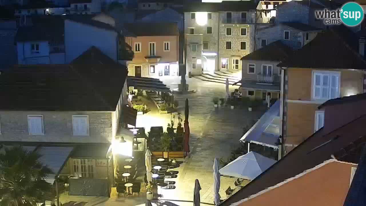 Webcam Jelsa Live motorisée – île de Hvar – Dalmatie – Croatie