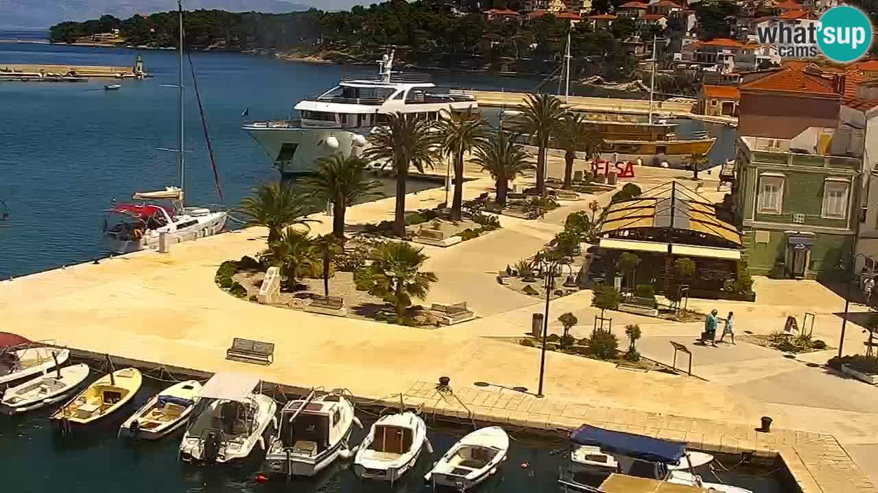 Jelsa Live Webcam motorized – Hvar island – Dalmatia – Croatia