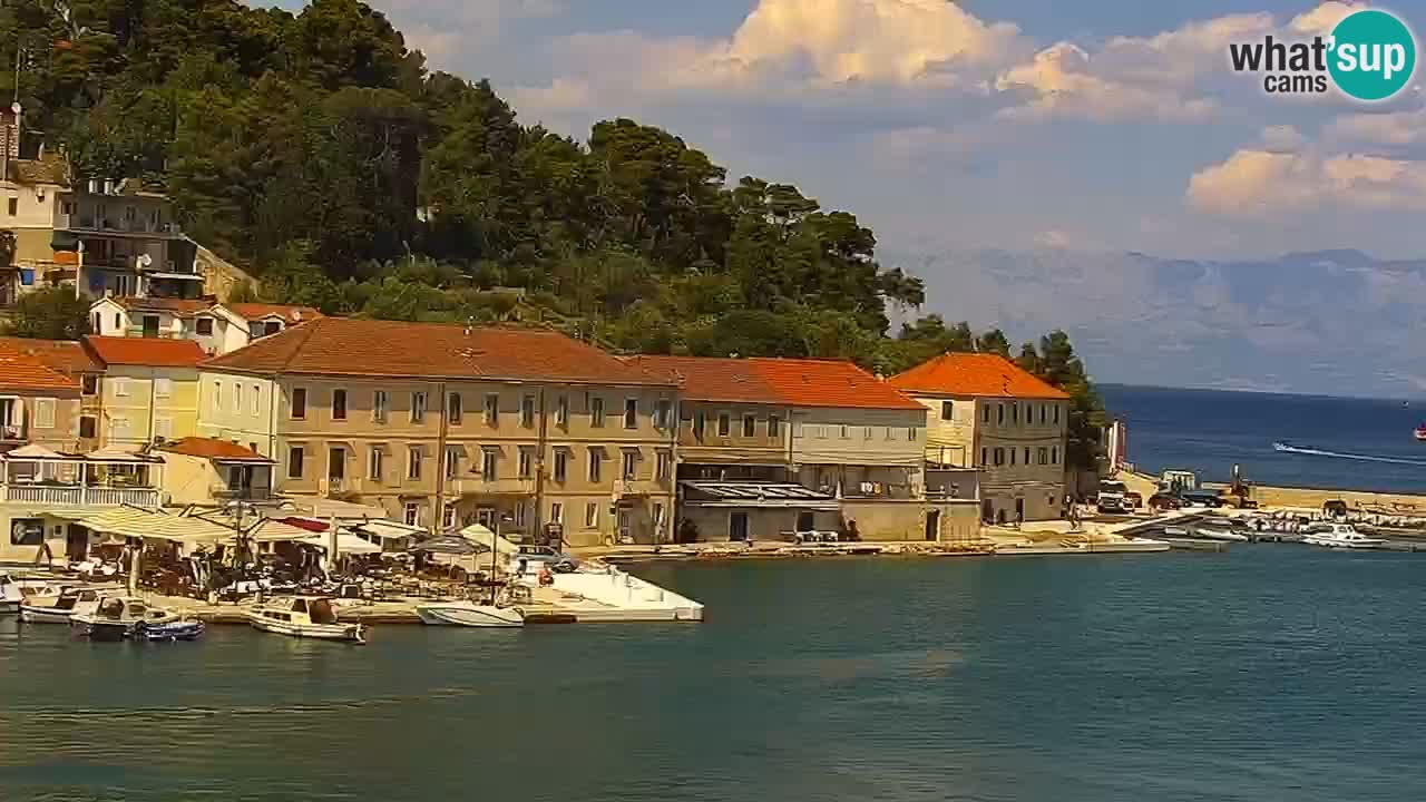Webcam Jelsa Live motorisée – île de Hvar – Dalmatie – Croatie