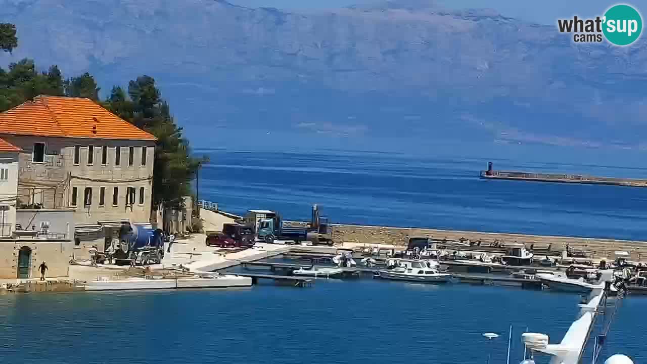 Webcam Jelsa Live motorisée – île de Hvar – Dalmatie – Croatie