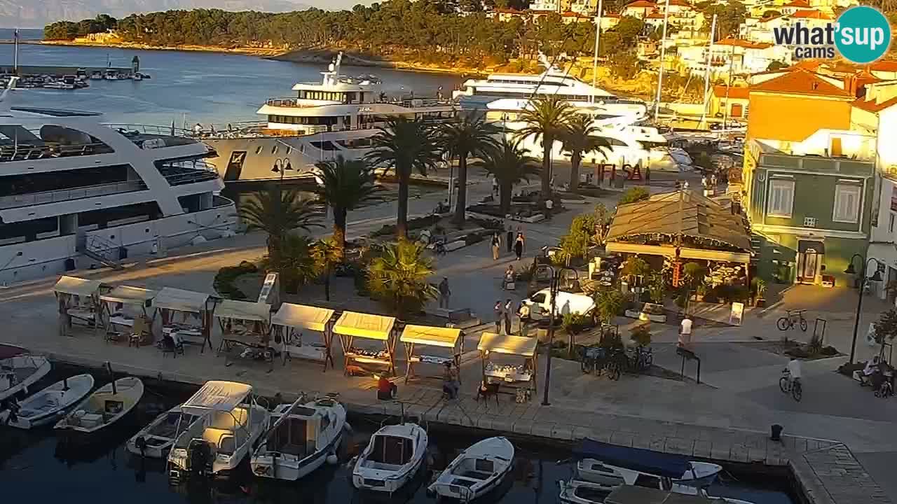Webcam Jelsa Live motorisée – île de Hvar – Dalmatie – Croatie