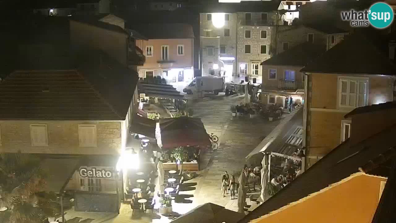 Jelsa camera en vivo Hvar isla