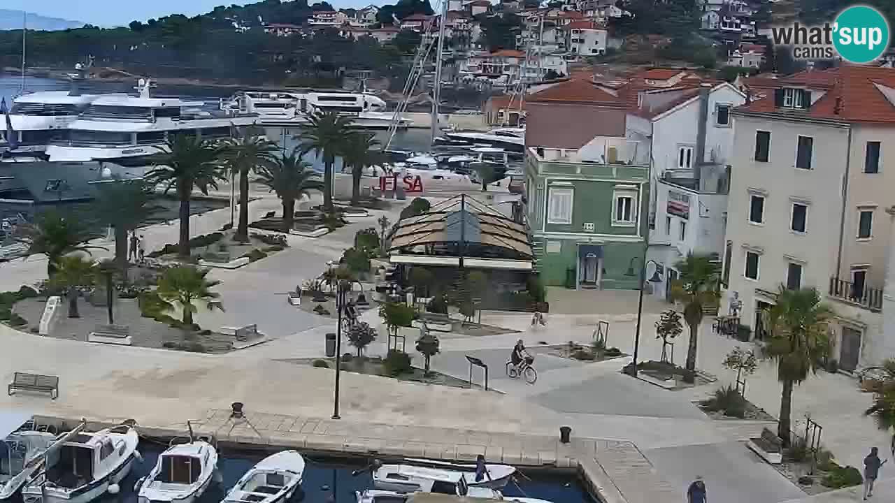 Webcam Jelsa Live motorisée – île de Hvar – Dalmatie – Croatie