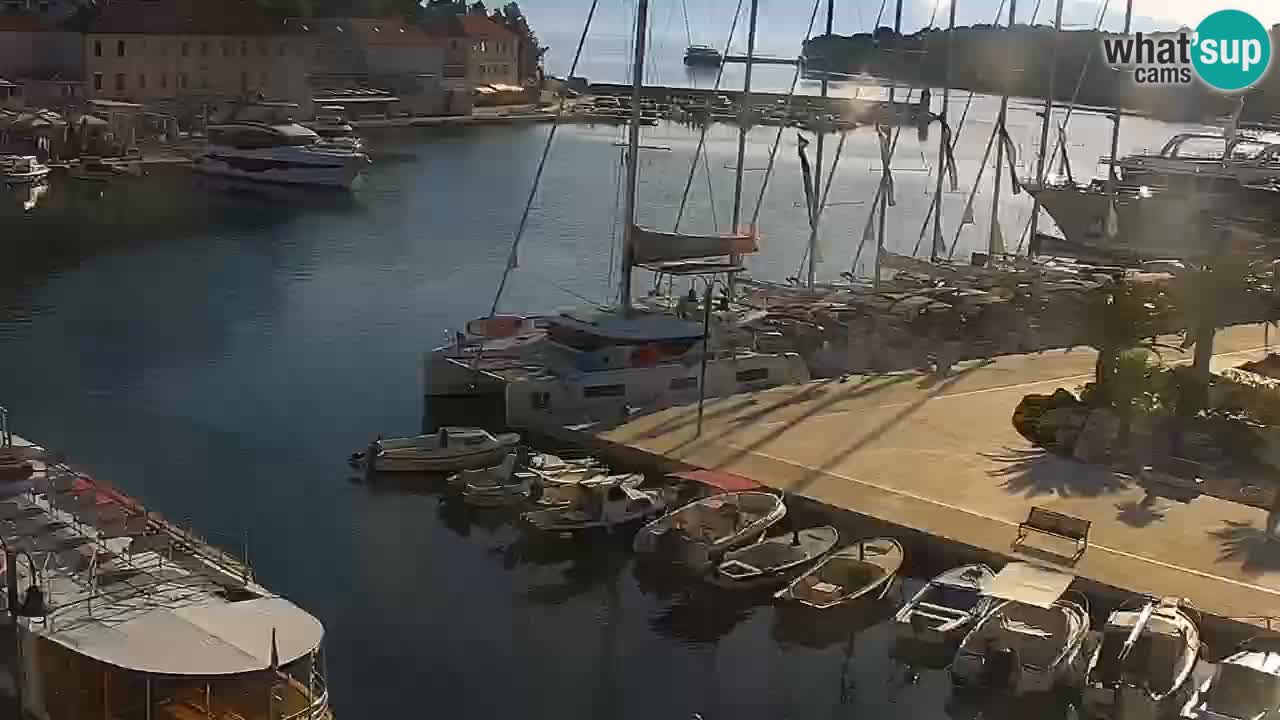 Webcam Jelsa Live motorisée – île de Hvar – Dalmatie – Croatie