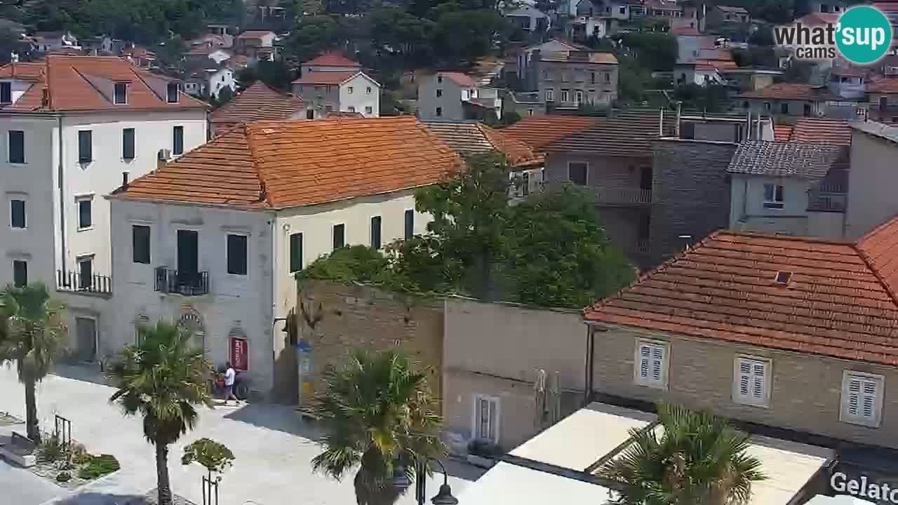 Webcam Jelsa Live motorisée – île de Hvar – Dalmatie – Croatie