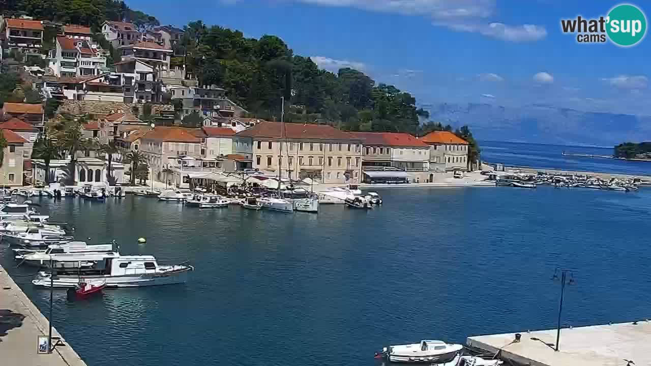 Jelsa camera en vivo Hvar isla