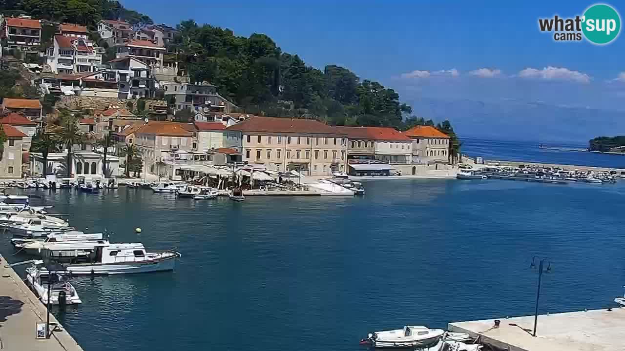 Webcam Jelsa Live motorisée – île de Hvar – Dalmatie – Croatie