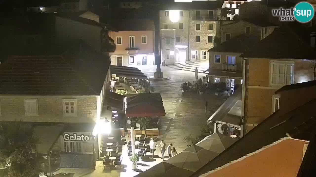 Webcam Jelsa Live motorisée – île de Hvar – Dalmatie – Croatie