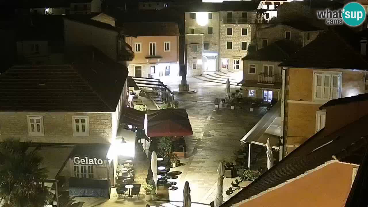Webcam Jelsa Live motorisée – île de Hvar – Dalmatie – Croatie