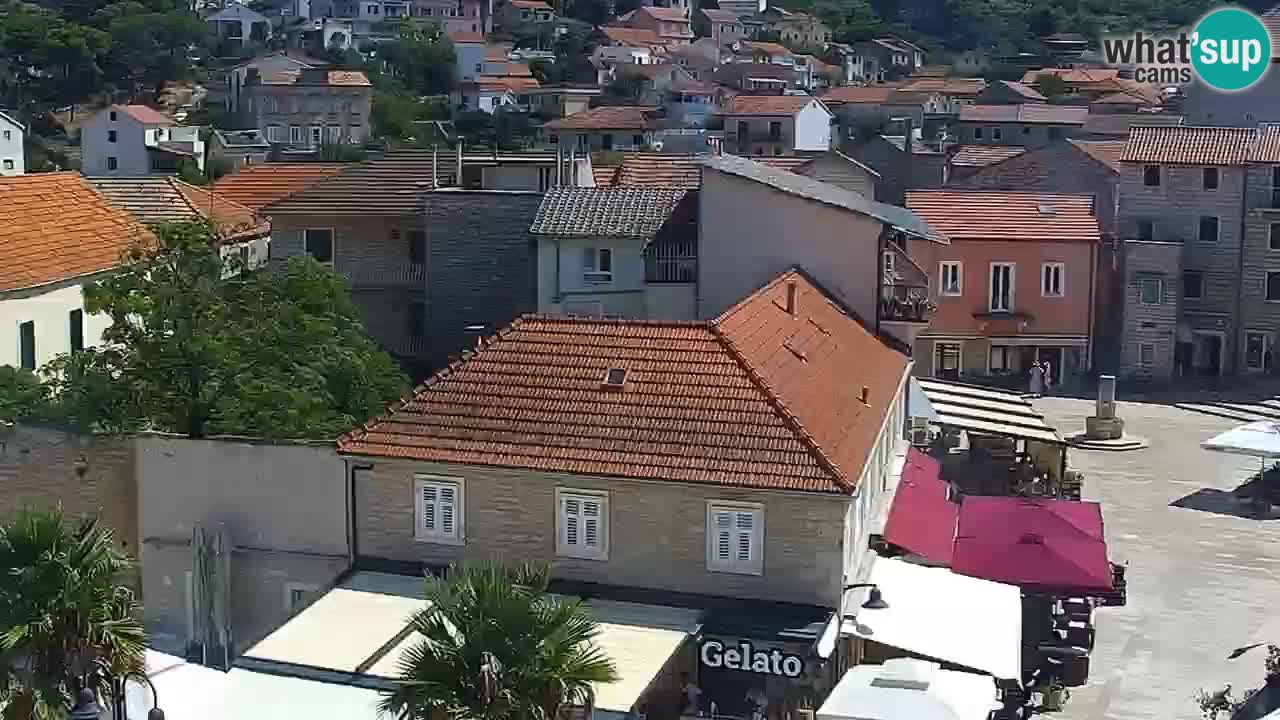 Webcam Jelsa Live motorisée – île de Hvar – Dalmatie – Croatie