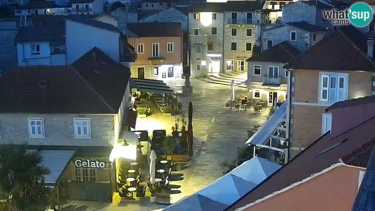 Webcam Jelsa Live motorisée – île de Hvar – Dalmatie – Croatie