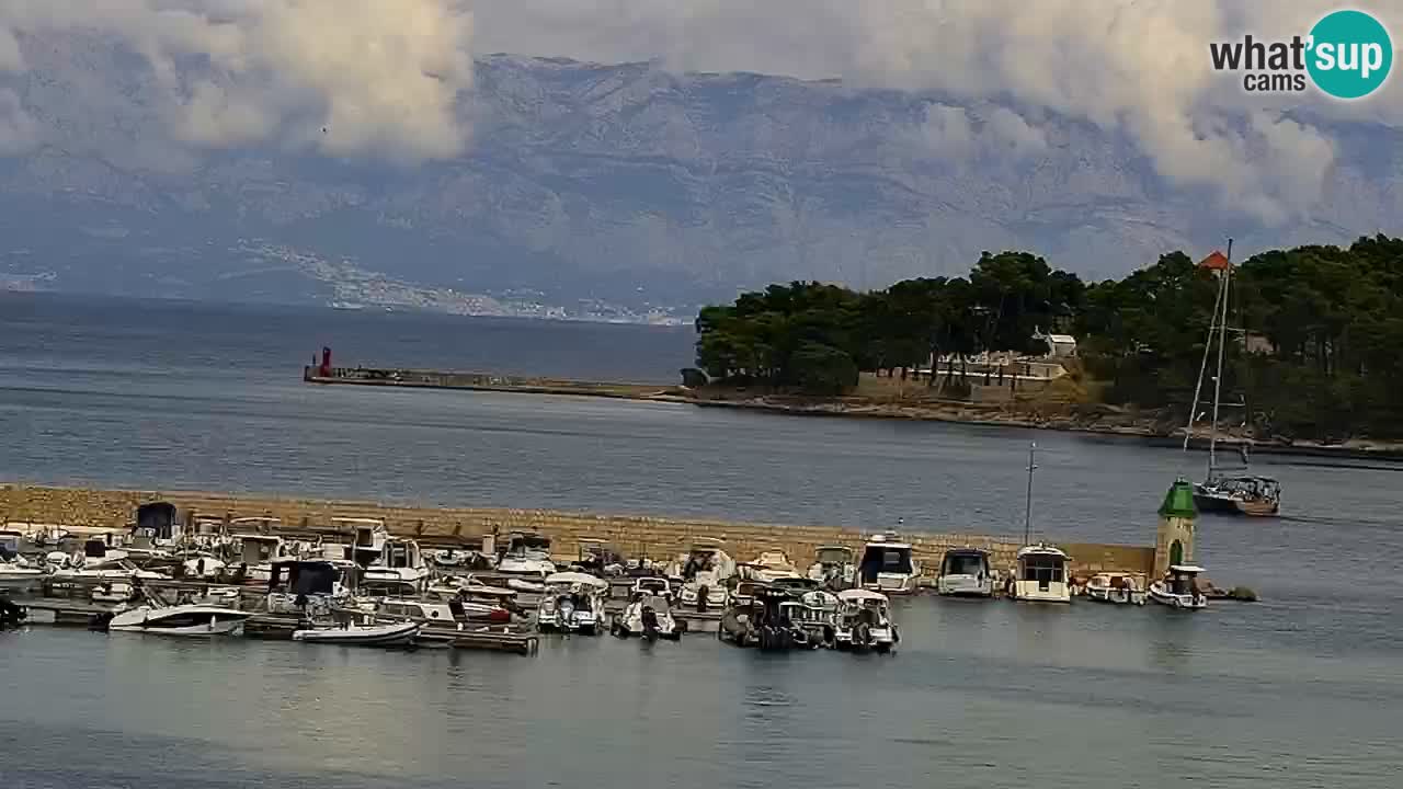 Webcam Jelsa Live motorisée – île de Hvar – Dalmatie – Croatie