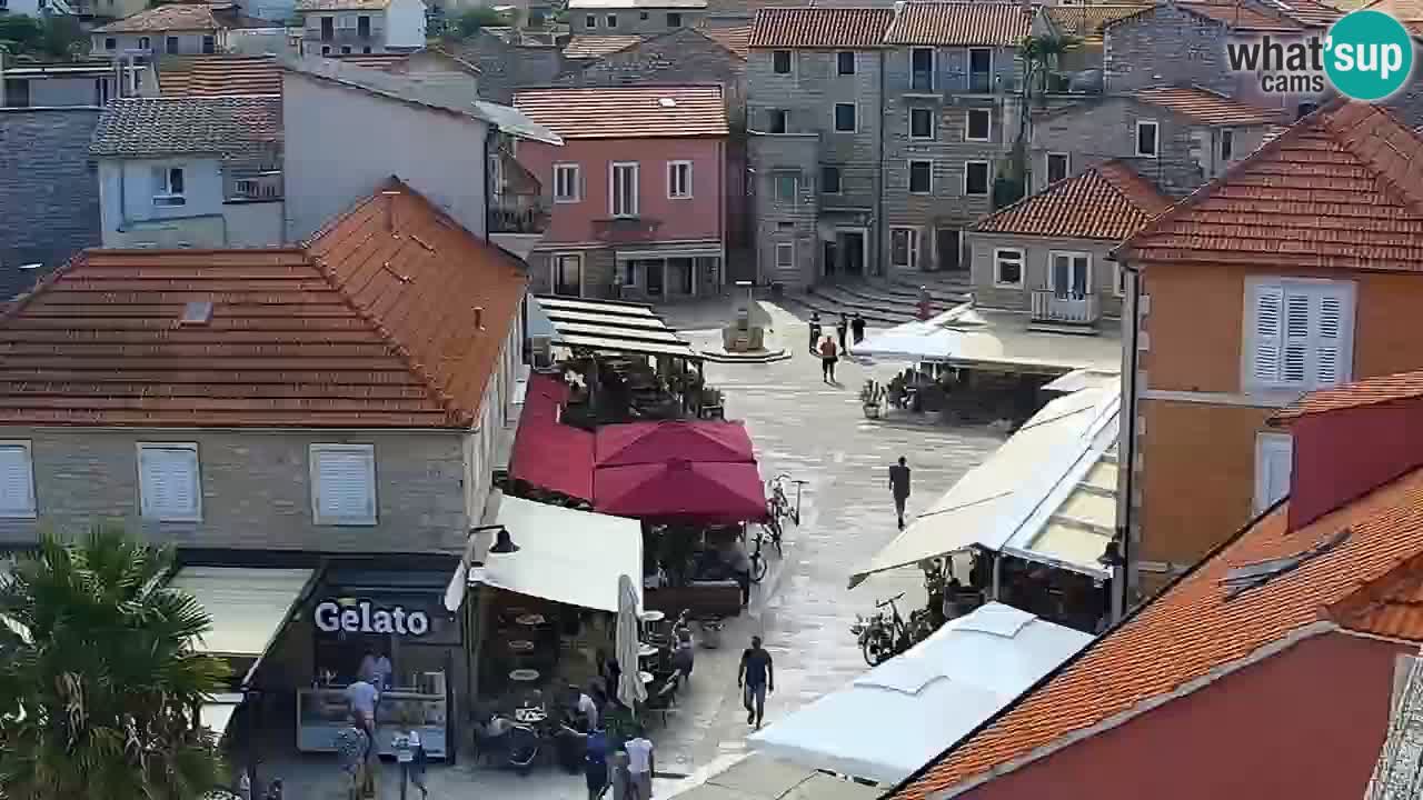 Webcam Jelsa Live motorisée – île de Hvar – Dalmatie – Croatie