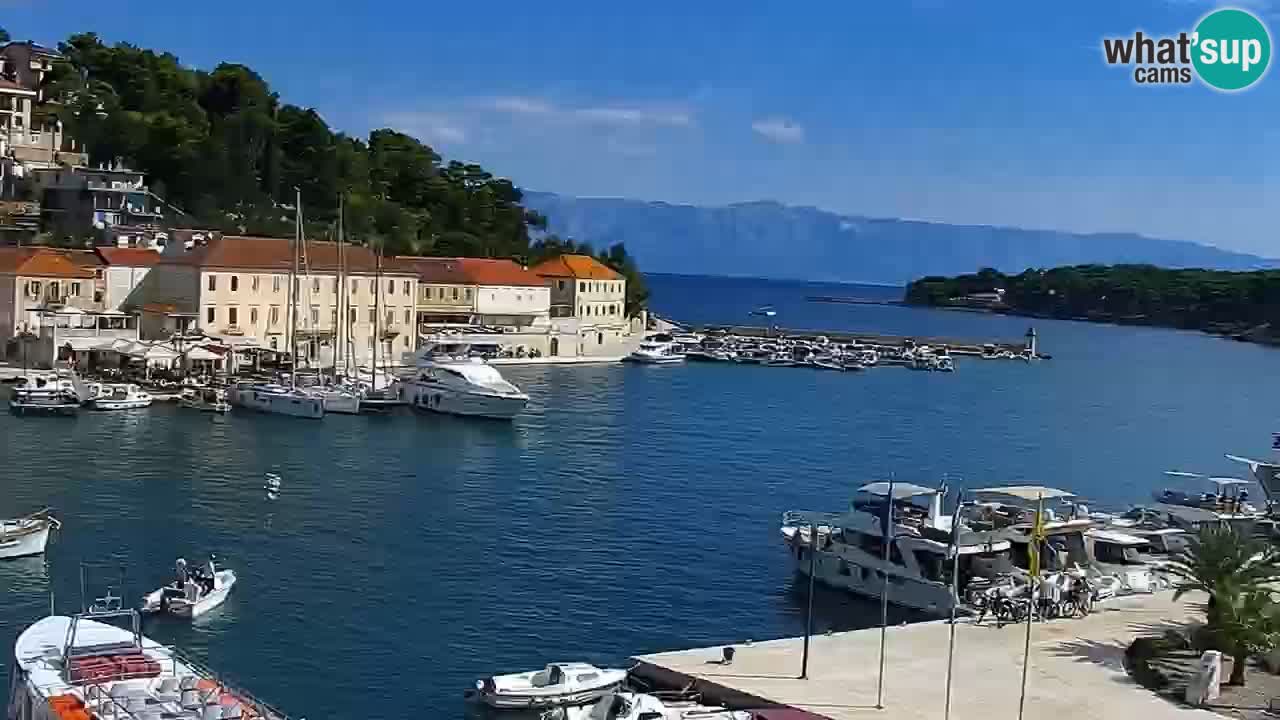 Webcam Jelsa Live motorisée – île de Hvar – Dalmatie – Croatie