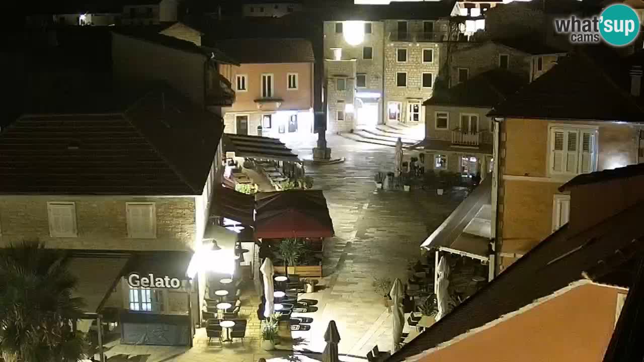 Webcam Jelsa Live motorisée – île de Hvar – Dalmatie – Croatie