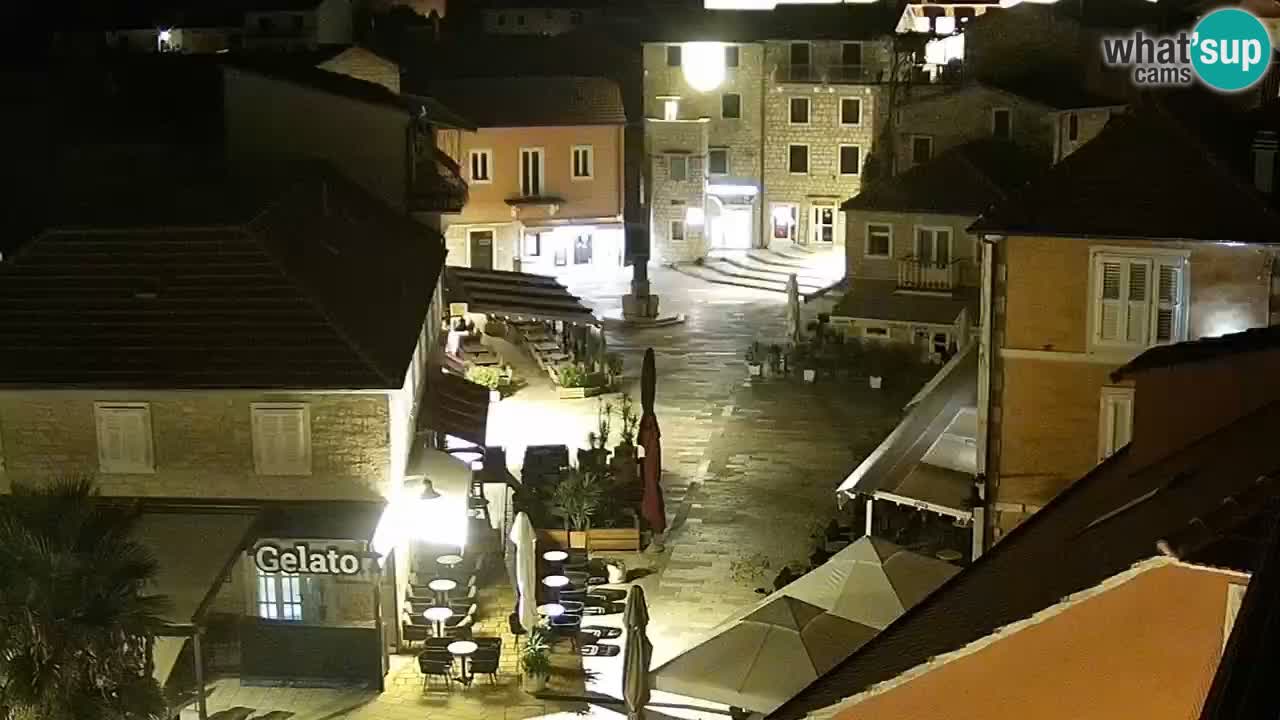 Webcam Jelsa Live motorisée – île de Hvar – Dalmatie – Croatie